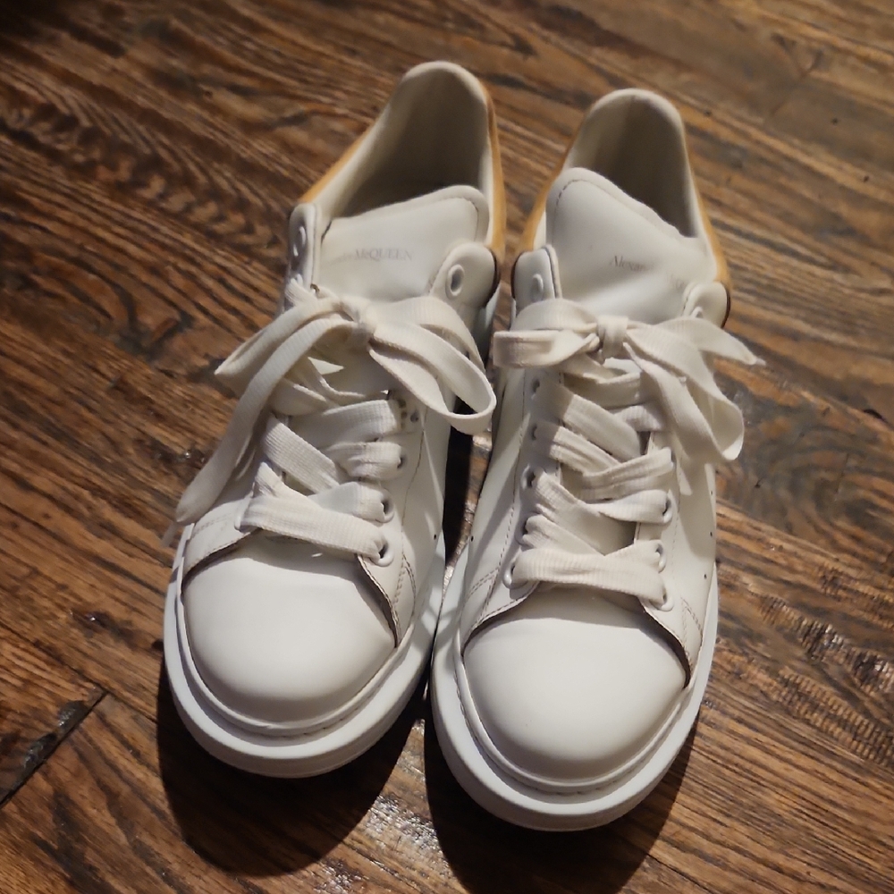Alexander McQueen White Sneakers Casual Style